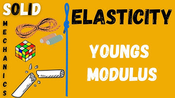 Mechanical properties of solids ELASTICITY–YOUNGS MODULUS|JEE NEET CET BOARDS EXAM|  @GyanFreedom