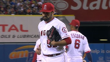 BAL@LAA: Shoemaker fans 12, holds O