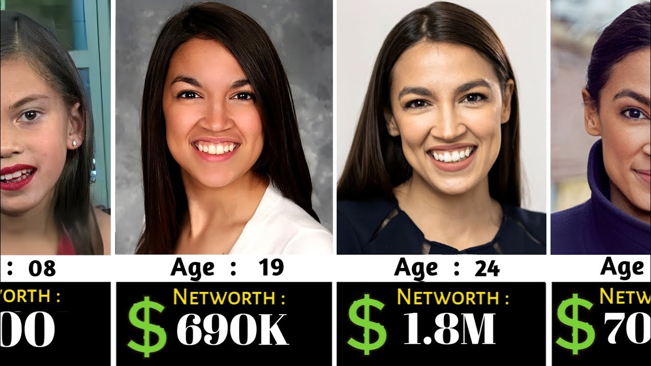 Alexandria Ocasio - Cortez Networth Evolution From 1989 - 2025 🤑 - YouTube