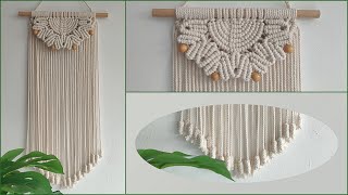 DIY Macrame Semi-Circle Wall Hanging | Half-Circle Wall Hanging Tutorial