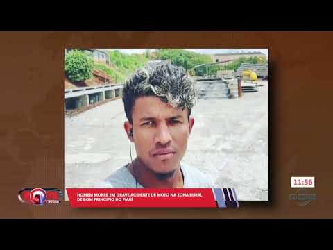Bom Princípio do Piauí: Homem morre em grave acidente de moto na zona rural 15 07 2024