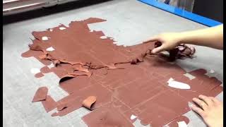 Jd Zero Space Genuine Leather Gloves Cutting Machine Cutting Leather Cutting