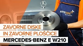 Kako zamenjati Zavorne obloge MERCEDES-BENZ SLK (R170) - video vodič