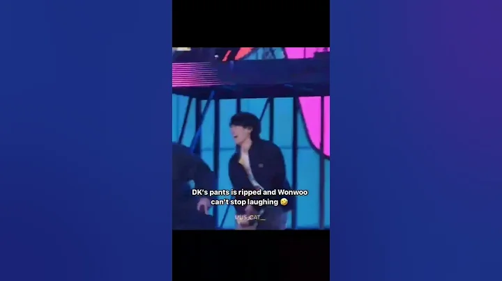 Dk can't stop dancing even though he knew his pants were ripped 😂😭  #dokyeom #wonwoo #seventeen
