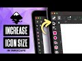 How To Increase The Icon Size In Inkscape | UI Settings