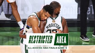 All-Access: NBA Finals Game 4 | Bucks Even Series vs. Suns 2-2 | The Giannis Block & Khris Drops 40
