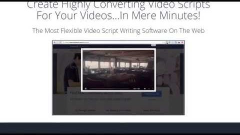 Most Flexible Video Script Writing Software - A review of VideoScript Software