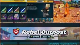 LEGO Fortnite Star Wars Guide - Level 10 Rebel Outpost And NEW Items