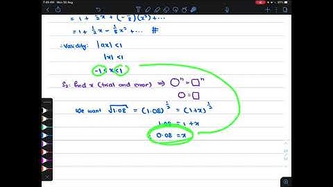 TO 3.2 Binomial Expansion | n is NOT positive integer (6)