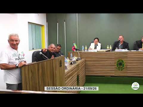 SESSÃO ORDINÁRIA - 21/09/2026 - Câmara Municipal de Juripiranga.