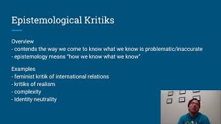 Introduction to Kritik