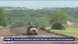 Texas Instruments breaks ground on new plant in Sherman to address microchip shortage