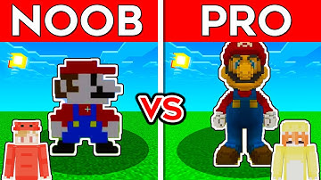 Minecraft NOOB vs PRO: Super Mario | Super Mario Movie