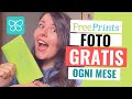 FREEPRINTS Stampe Fotografiche GRATIS ogni mese