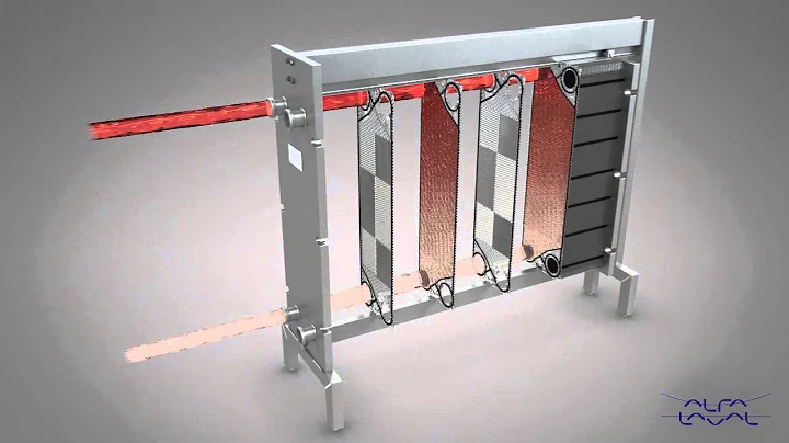 Alfa Laval hygienic liquid/liquid gasketed plate-and-frame heat exchanger