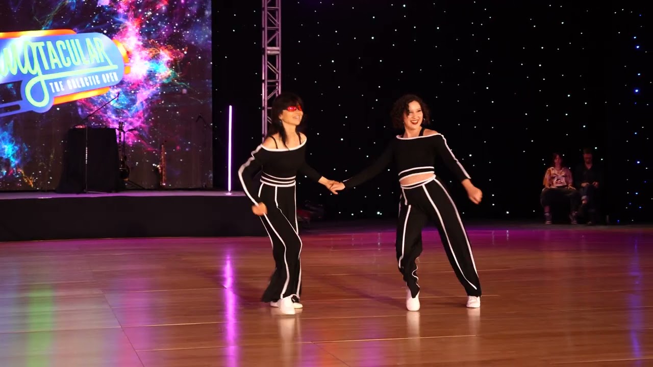 Judy Zhu with Felipa Mendez Pro/am routine Swingtacular 2025
