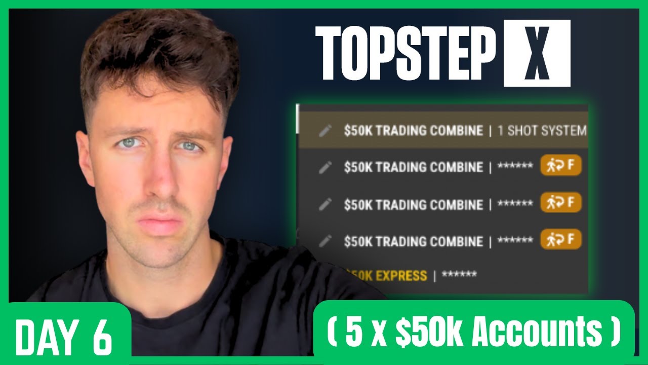 Day 6: Attempting MAX Allocation on TopStep (5x $50K Accounts) | Risk Management Is Key | Breakouts