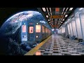 Space train  12 hours  4k ultra 60fps