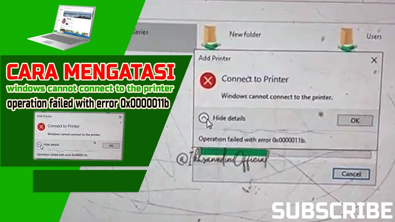 cara mengatasi windows cannot connect to the printer operation failed ...