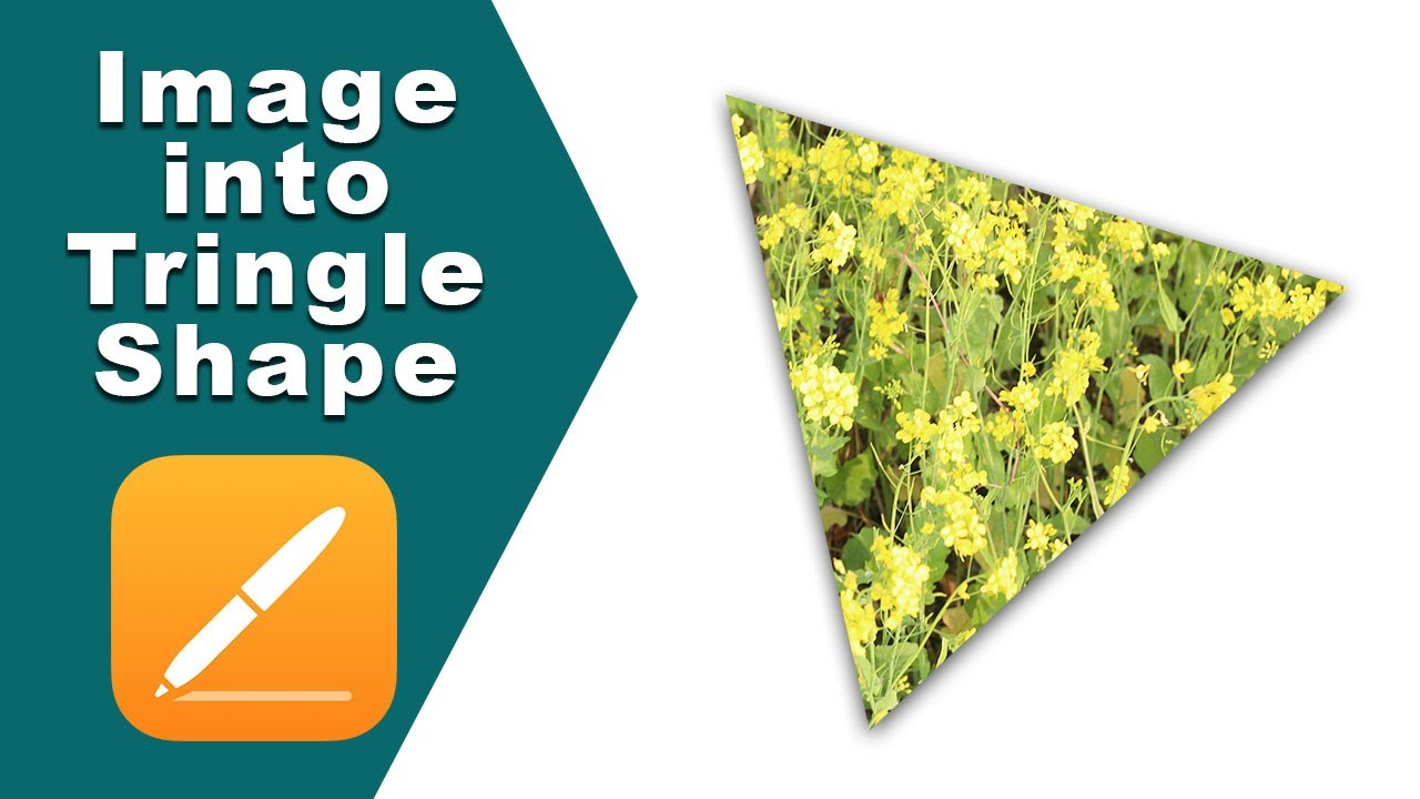 how-to-put-image-inside-tringle-shape-in-apple-pages-icloud-youtube