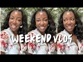 Weekend In My Life Vlog | Batch Creating Content, IG Live, GRWM hair & outfit styling