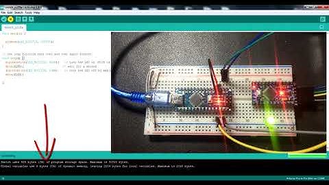 How To program ARDUINO PRO mini with arduino nano