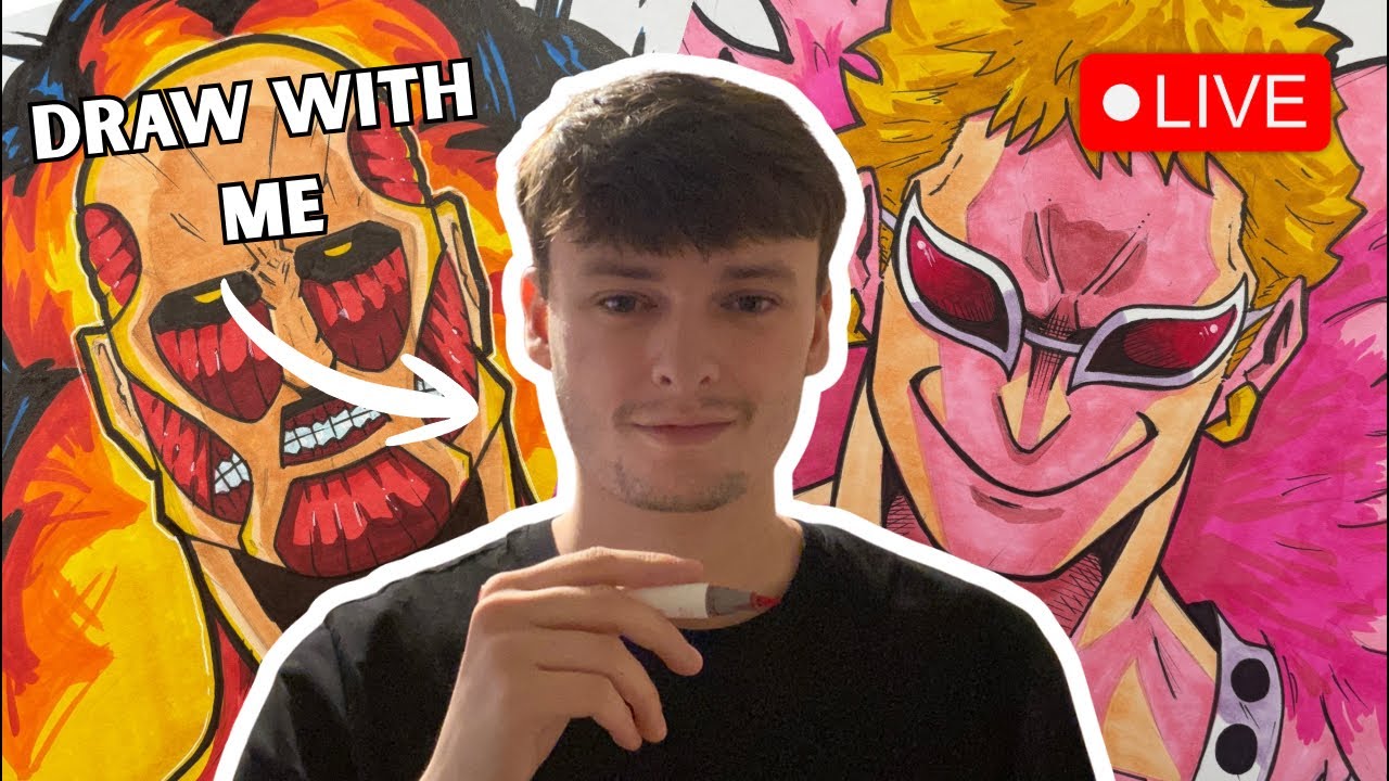 My FIRST Drawing Livestream! ✍️