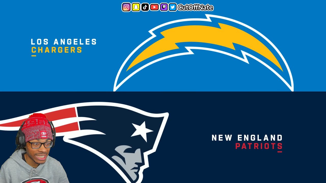 CutOffNate Reaction To LA Chargers vs New England Patriots | 2025 NFL Season Wild Card Round