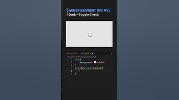 Dark - Toggle Check #coding #bca #viral #shorts