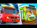 Bayi Panda Bergembira Saat Naik Kendaraan Bus | Lagu Anak-anak | BabyBus Bahasa Indonesia