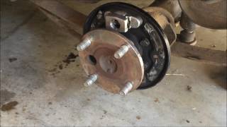 8894 Club Car DS Brake shoe replacement