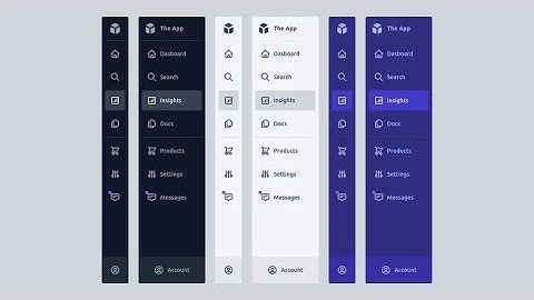 Меню администратора приложения с Tailwind CSS (php,js,html)