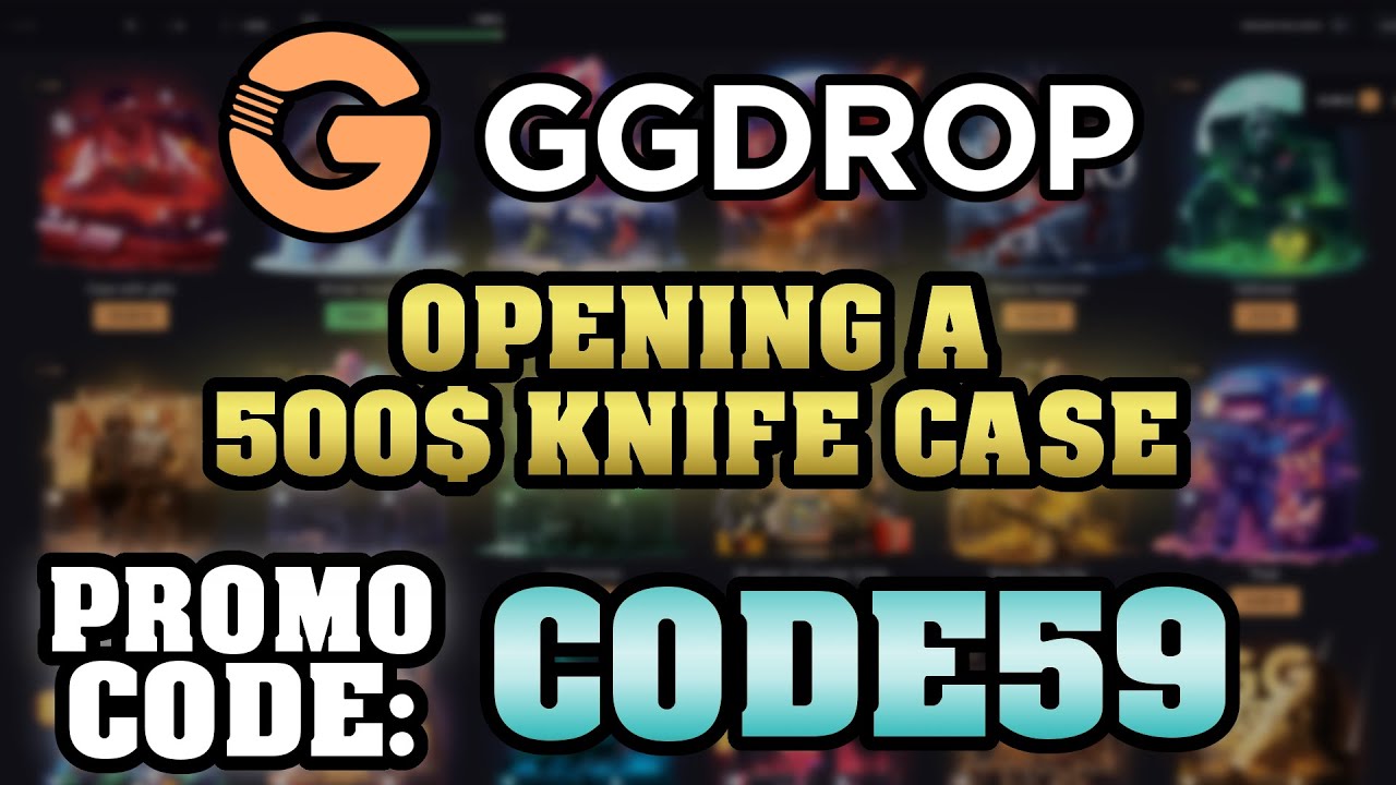 🔥 OPENING $500 KNIFE CASE 🔥 (GGDrop Promo Code) - Case Opening + Review