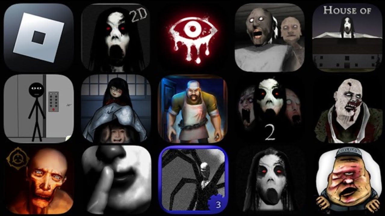 Roblox | Slendrina 2D | Eyes The Horror | Granny 2 | House of Slendrina | Stickman Escape'lalmardi..