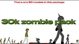 30k Zombie pack (80 model)