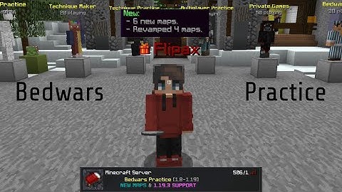 They updated bedwars practice(bedfight and block sumo)