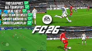 FIFA 16 Mod FC 26 Mobile is INCREDIBLE! 😱 FHD Graphics & 2026 Transfers! #fifamobile #fifa