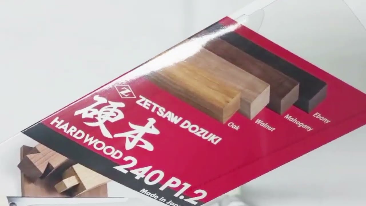 Serrote Japonês Dozuki Hardwood 240mm ZetSaw - Corte Preciso em