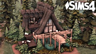 Forest Frame House | No CC | The sims 4 | Stop motion Speed build | Family Home