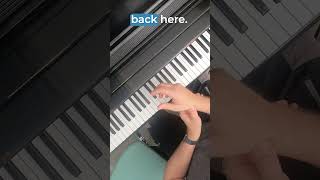 Two Steps to Eliminating Thumb Tension at the Piano! #shorts #pianotutorial