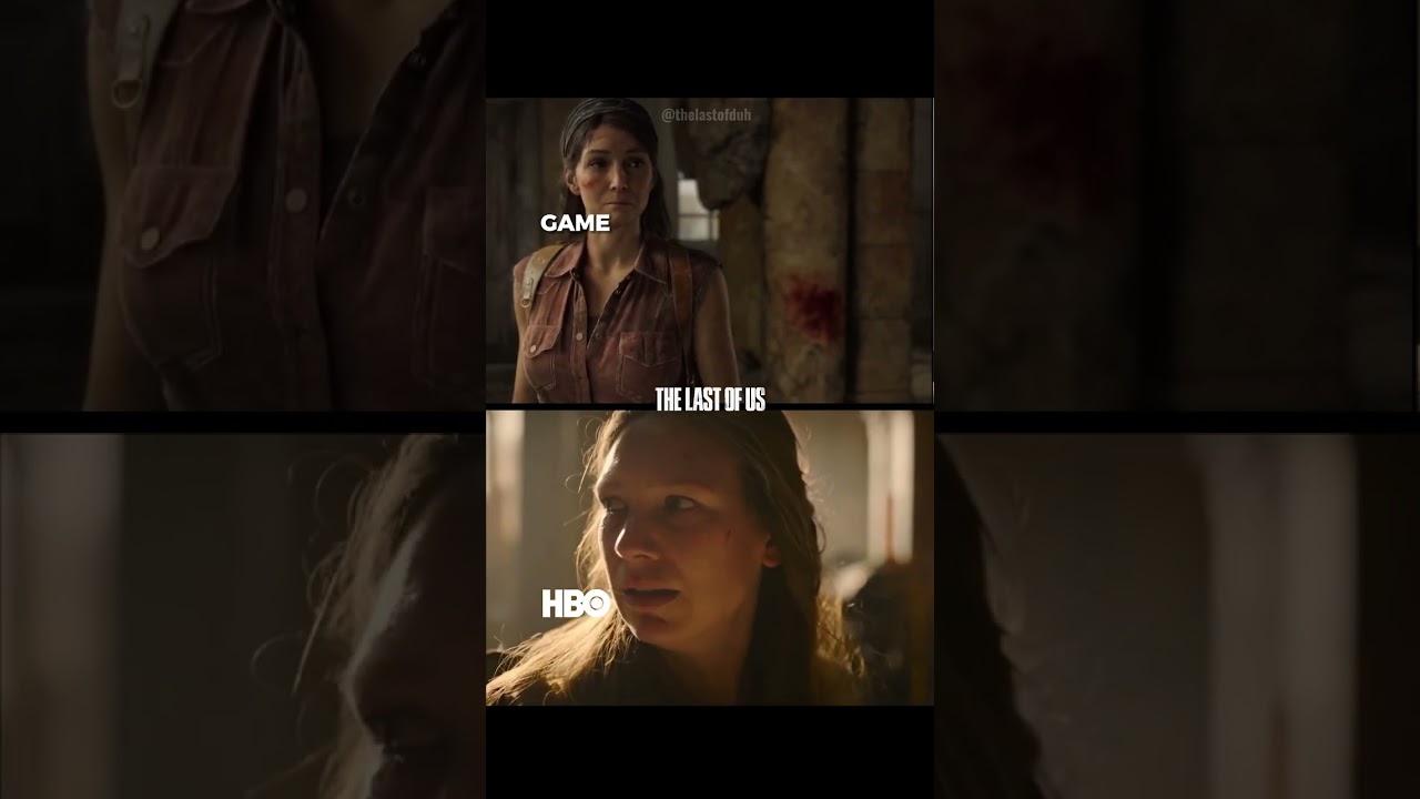 Tess death comparison Part.2 - The Last of Us - Game Vs Series 