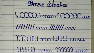 Basic Strokes for Cursive Handwriting Update