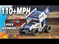 Super fast and rocky conditions at texas motor speedway dirt track