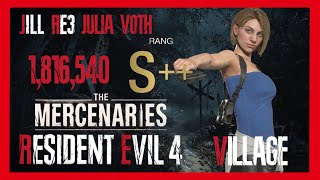 RE 4 Remake : The Mercenaries - Jill Valentine RE3 Outflit Julia Voth (S++/Village/1 816 540 Pt) #51