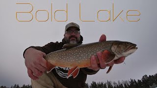 Bold Lake Splake 2022-23 | Northwestern Ontario #icefishing