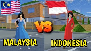 PERBEDAAN BAHASA MALAYSIA VS BAHASA INDONESIA!! || SAKURA SCHOOL SIMULATOR INDONESIA