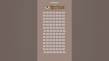 Eye Test || 65 ki bhid me 56 ko pahchaniye #quiz #find #mind #seeclearly