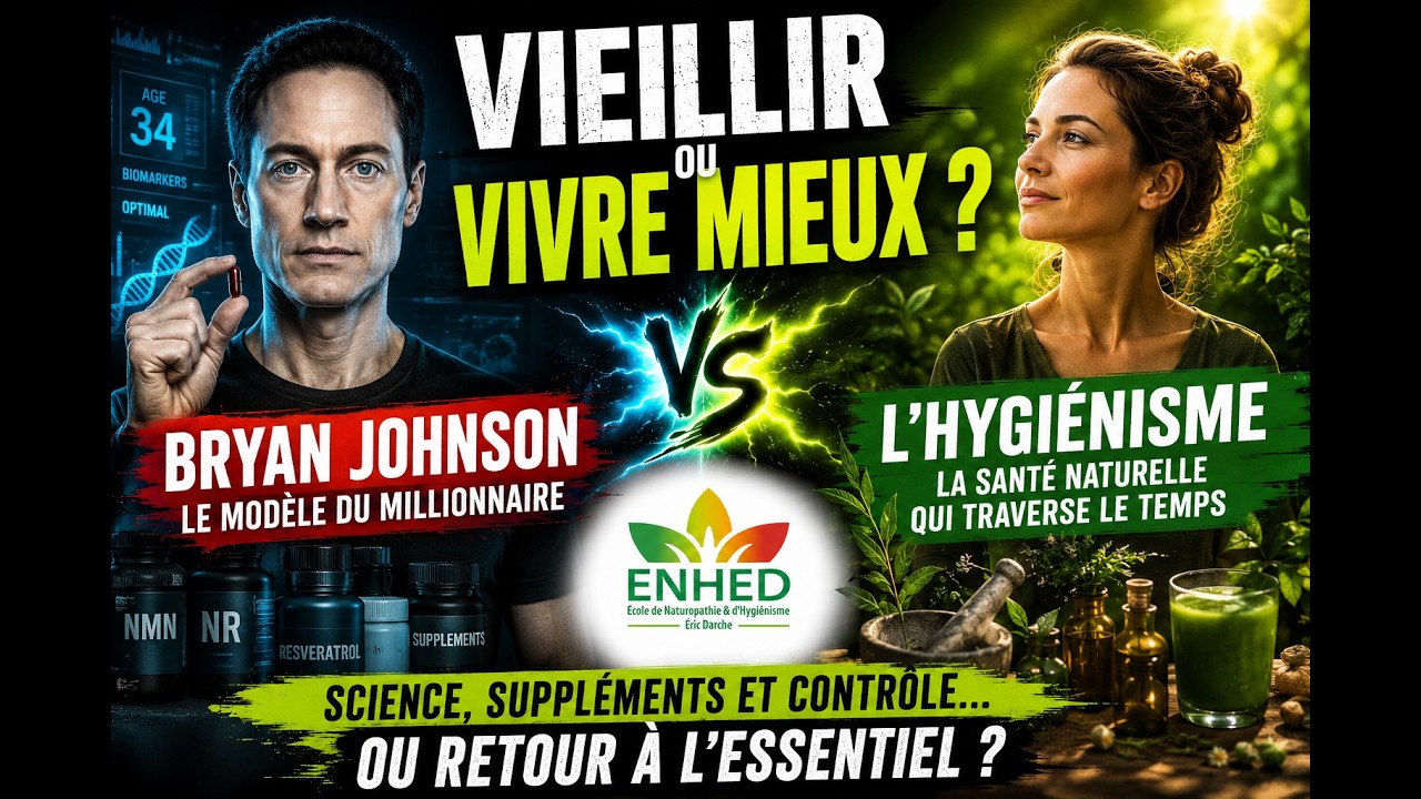 Prévention du vieillissement :  le modèle du millionnaire Bryan Johnson face à l'Hygiénisme