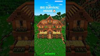 Big survival house🏠 | Minecraft house #minecraft #viralshorts