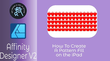 How To Make A Repeating Pattern Fill In Affinity Designer V2 on iPad